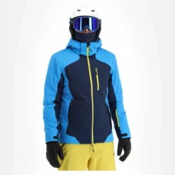 4F, Kumn010 Ski-jas Heren Blauw -XUEFENG EXTREME OUTFIT 4f kumn010 aa jas gevoerd heren blauw 224fxxx110v2 BI 04
