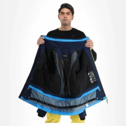 4F, Kumn010 Ski-jas Heren Blauw -XUEFENG EXTREME OUTFIT 4f kumn010 aa jas gevoerd heren blauw 224fxxx110v2 BI 06