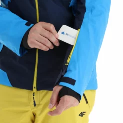 4F, Kumn010 Ski-jas Heren Blauw -XUEFENG EXTREME OUTFIT 4f kumn010 aa jas gevoerd heren blauw 224fxxx110v2 BI 07