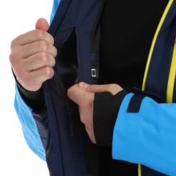 4F, Kumn010 Ski-jas Heren Blauw -XUEFENG EXTREME OUTFIT 4f kumn010 aa jas gevoerd heren blauw 224fxxx110v2 BI 09
