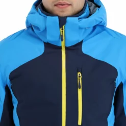 4F, Kumn010 Ski-jas Heren Blauw -XUEFENG EXTREME OUTFIT 4f kumn010 aa jas gevoerd heren blauw 224fxxx110v2 BI 10