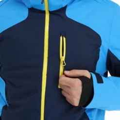 4F, Kumn010 Ski-jas Heren Blauw -XUEFENG EXTREME OUTFIT 4f kumn010 aa jas gevoerd heren blauw 224fxxx110v2 BI 12