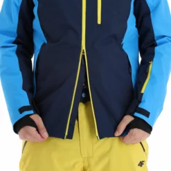 4F, Kumn010 Ski-jas Heren Blauw -XUEFENG EXTREME OUTFIT 4f kumn010 aa jas gevoerd heren blauw 224fxxx110v2 BI 15