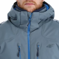 4F, Kumn011 Ski-jas Heren Anthracite Grijs 22 4F, Kumn011 Ski-jas Heren Anthracite Grijs -XUEFENG EXTREME OUTFIT 4f kumn011 aa jas gevoerd heren anthracite grijs 224fxxx111v3 BI 07