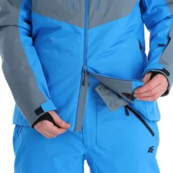 4F, Kumn011 Ski-jas Heren Anthracite Grijs 26 4F, Kumn011 Ski-jas Heren Anthracite Grijs -XUEFENG EXTREME OUTFIT 4f kumn011 aa jas gevoerd heren anthracite grijs 224fxxx111v3 BI 11