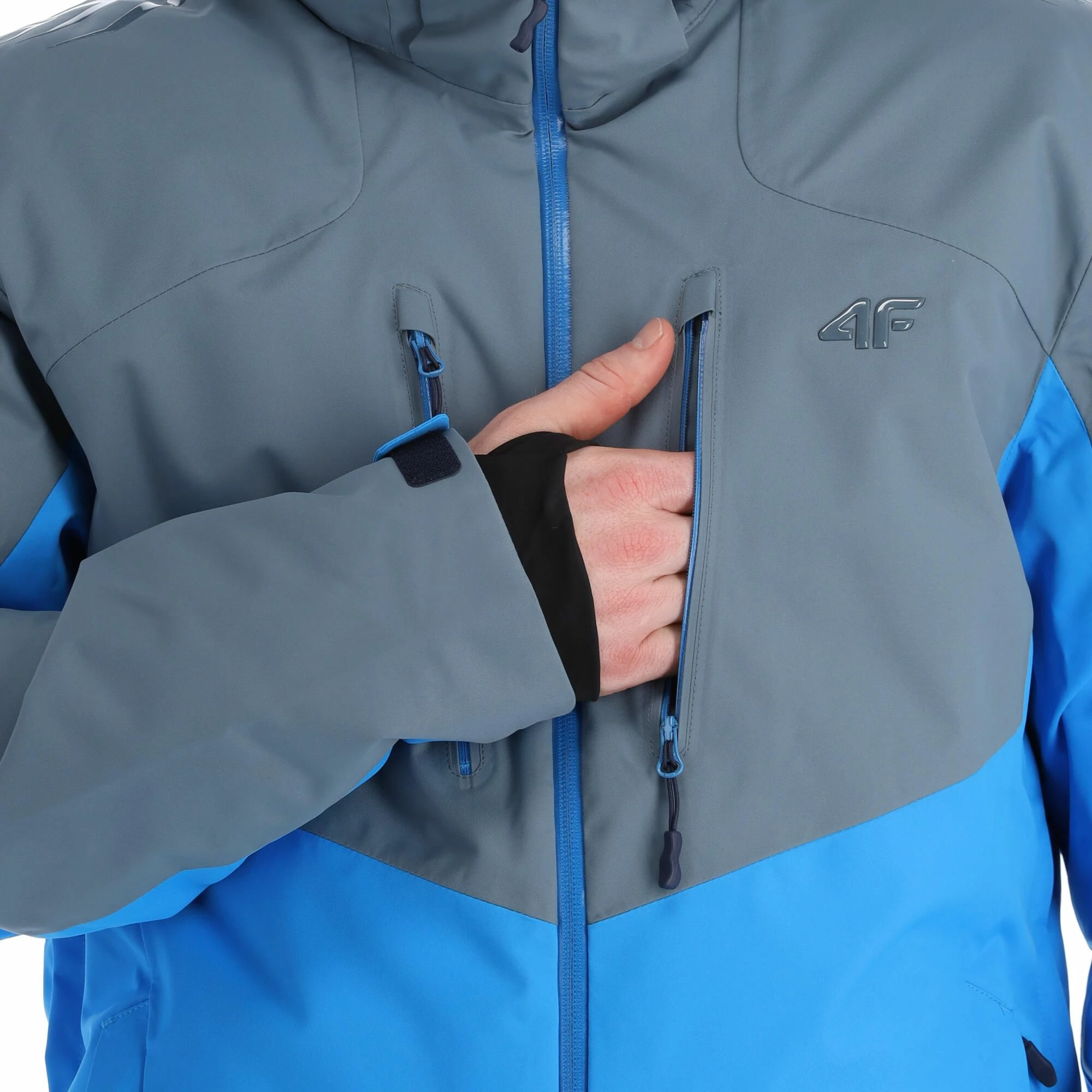 4F, Kumn011 Ski-jas Heren Anthracite Grijs 15 4F, Kumn011 Ski-jas Heren Anthracite Grijs - Afbeelding 13