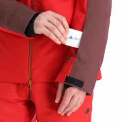 4F, Kumn011 Ski-jas Heren Burgundy Paars -XUEFENG EXTREME OUTFIT 4f kumn011 aa jas gevoerd heren burgundy paars 224fxxx111v2 BI 07