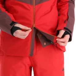 4F, Kumn011 Ski-jas Heren Burgundy Paars -XUEFENG EXTREME OUTFIT 4f kumn011 aa jas gevoerd heren burgundy paars 224fxxx111v2 BI 10