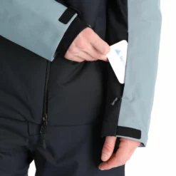 4F, Kumn011 Ski-jas Heren Deep Zwart -XUEFENG EXTREME OUTFIT 4f kumn011 aa jas gevoerd heren deep zwart 224fxxx111v1 BI 08