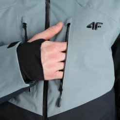 4F, Kumn011 Ski-jas Heren Deep Zwart -XUEFENG EXTREME OUTFIT 4f kumn011 aa jas gevoerd heren deep zwart 224fxxx111v1 BI 15