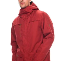 686 Anthem Insulated Snowboard Jacket 10K Rusty Red -XUEFENG EXTREME OUTFIT 686 anthem insulated jacket side rusty red 20723