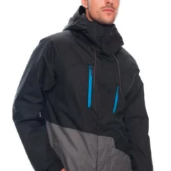 686 Geo Insulated Snowboard Jacket 10K Black -XUEFENG EXTREME OUTFIT 686 geo insulated snowboard jacket side black 20721