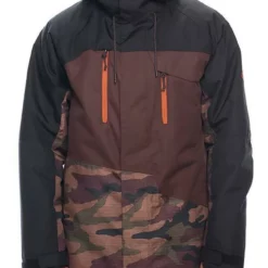 686 Geo Insulated Snowboard Jacket Dark Camo 10K