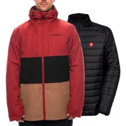 686 Smarty Form 3-in-1 Snowboard Jacket 20K Rusty Red