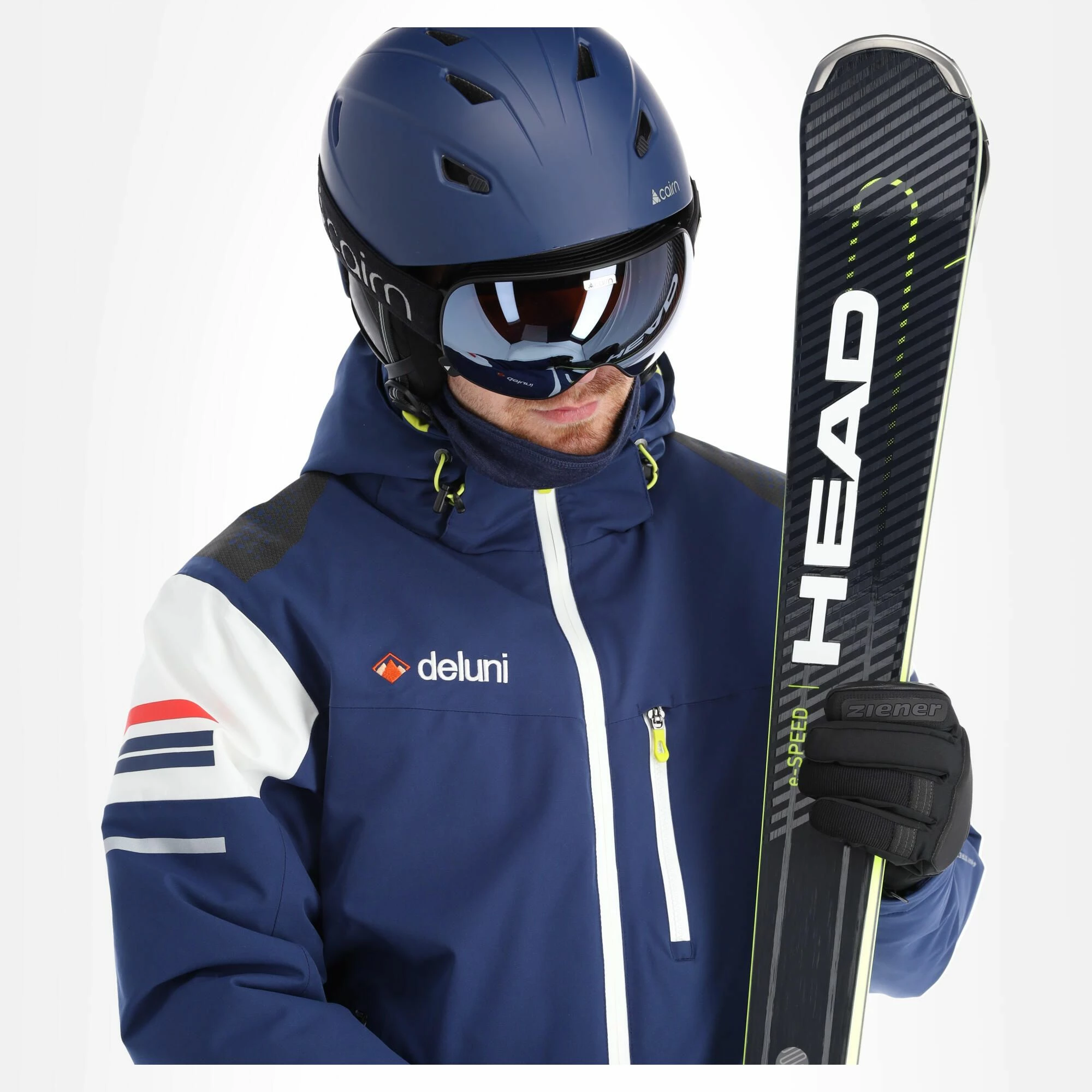 Deluni, Challenger 3 Ski-jas Heren Blauw 6 Deluni, Challenger 3 Ski-jas Heren Blauw - Afbeelding 4