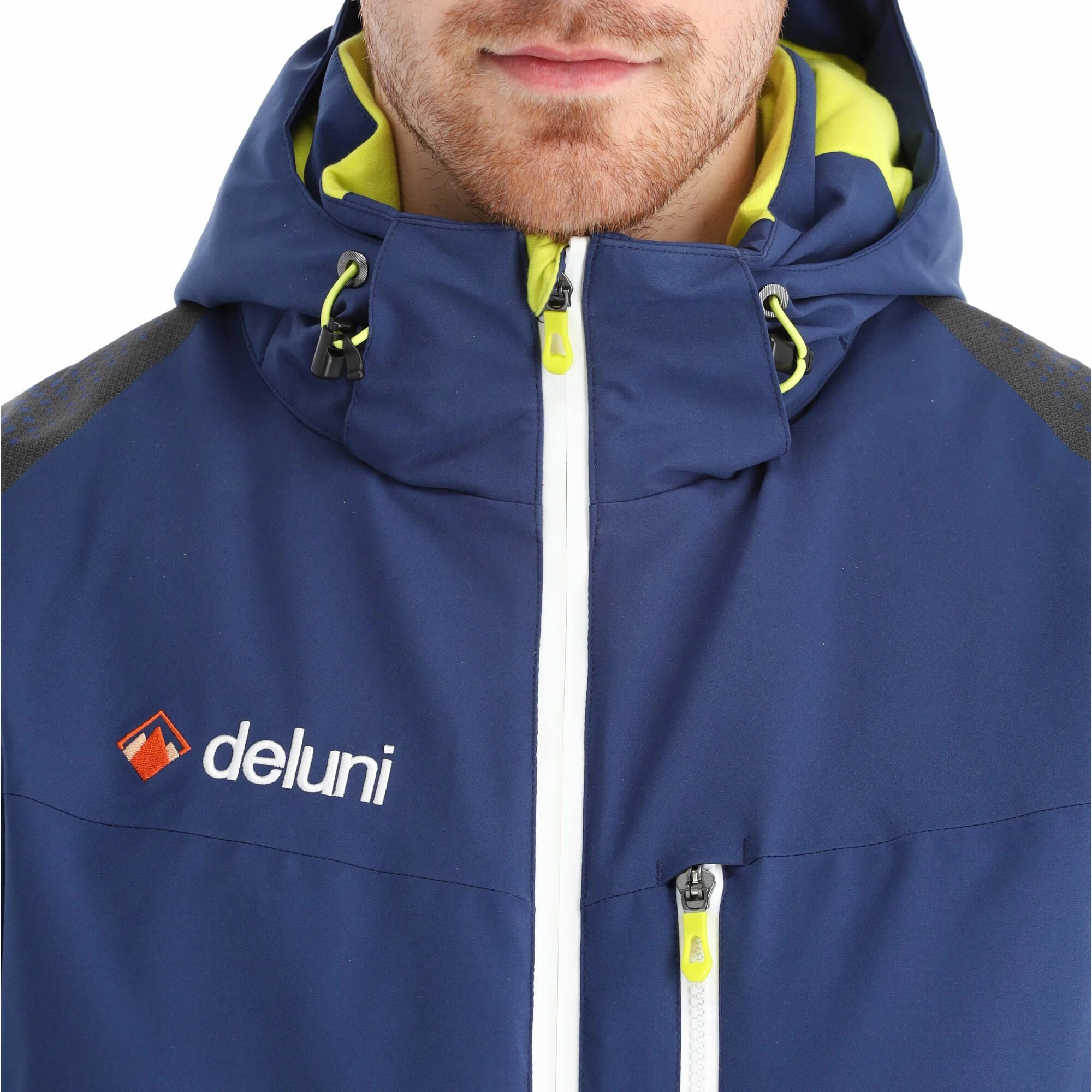 Deluni, Challenger 3 Ski-jas Heren Blauw 10 Deluni, Challenger 3 Ski-jas Heren Blauw - Afbeelding 8