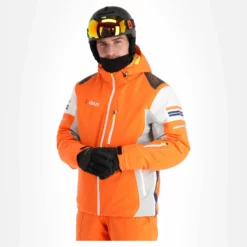 Deluni, Challenger 3 Ski-jas Heren Oranje -XUEFENG EXTREME OUTFIT aa10del010b bi 04 1