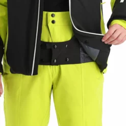 Deluni, Challenger 3 Ski-jas Heren Zwart/geel -XUEFENG EXTREME OUTFIT aa10del010c bi 09 1