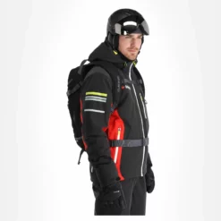 Deluni, Challenger 3 Ski-jas Heren Zwart/rood -XUEFENG EXTREME OUTFIT aa10del010d bi 04 1