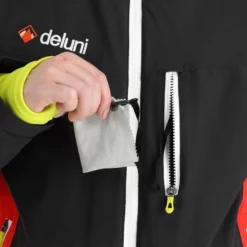 Deluni, Challenger 3 Ski-jas Heren Zwart/rood -XUEFENG EXTREME OUTFIT aa10del010d bi 11