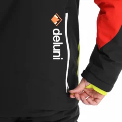 Deluni, Challenger 3 Ski-jas Heren Zwart/rood -XUEFENG EXTREME OUTFIT aa10del010d bi 14