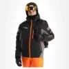 Deluni, Challenger 3 Ski-jas Heren Zwart/grijs -XUEFENG EXTREME OUTFIT aa10del010e bi 02 1