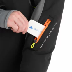 Deluni, Challenger 3 Ski-jas Heren Zwart/grijs -XUEFENG EXTREME OUTFIT aa10del010e bi 09 1