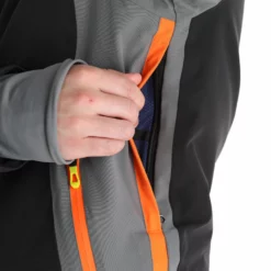 Deluni, Challenger 3 Ski-jas Heren Zwart/grijs -XUEFENG EXTREME OUTFIT aa10del010e bi 12