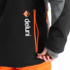Deluni, Challenger 3 Ski-jas Heren Zwart/grijs -XUEFENG EXTREME OUTFIT aa10del010e bi 14