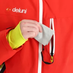 Deluni, Challenger 3 Ski-jas Heren Rood/grijs -XUEFENG EXTREME OUTFIT aa10del010f bi 09 1