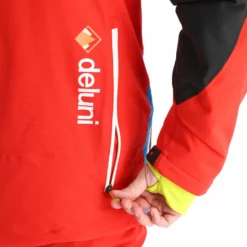 Deluni, Challenger 3 Ski-jas Heren Rood/grijs -XUEFENG EXTREME OUTFIT aa10del010f bi 13