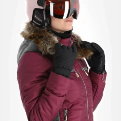 Almgwand, Stongerhohe Ski-jas Dames Aubergine Grijs, Paars -XUEFENG EXTREME OUTFIT almgwand stongerhohe aa jas gevoerd dames aubergine grijs paars 22almgw117v2 BI 05