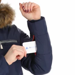 Almgwand, Stongerhohe Ski-jas Dames Dark Blauw, Grijs -XUEFENG EXTREME OUTFIT almgwand stongerhohe aa jas gevoerd dames dark blauw grijs 22almgw117v1 BI 08