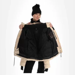 Brunotti, Mirai Ski-jas Dames Canvas Beige -XUEFENG EXTREME OUTFIT brunotti mirai aa jas gevoerd dames canvas beige 22bruno118v1 BI 06