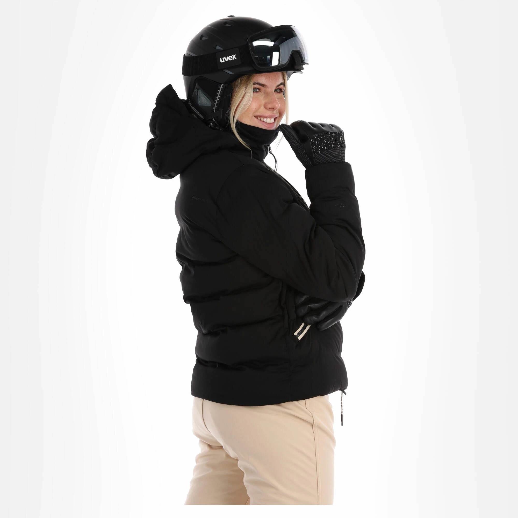 Brunotti, Mirai Ski-jas Dames Zwart 4 Brunotti, Mirai Ski-jas Dames Zwart - Afbeelding 2