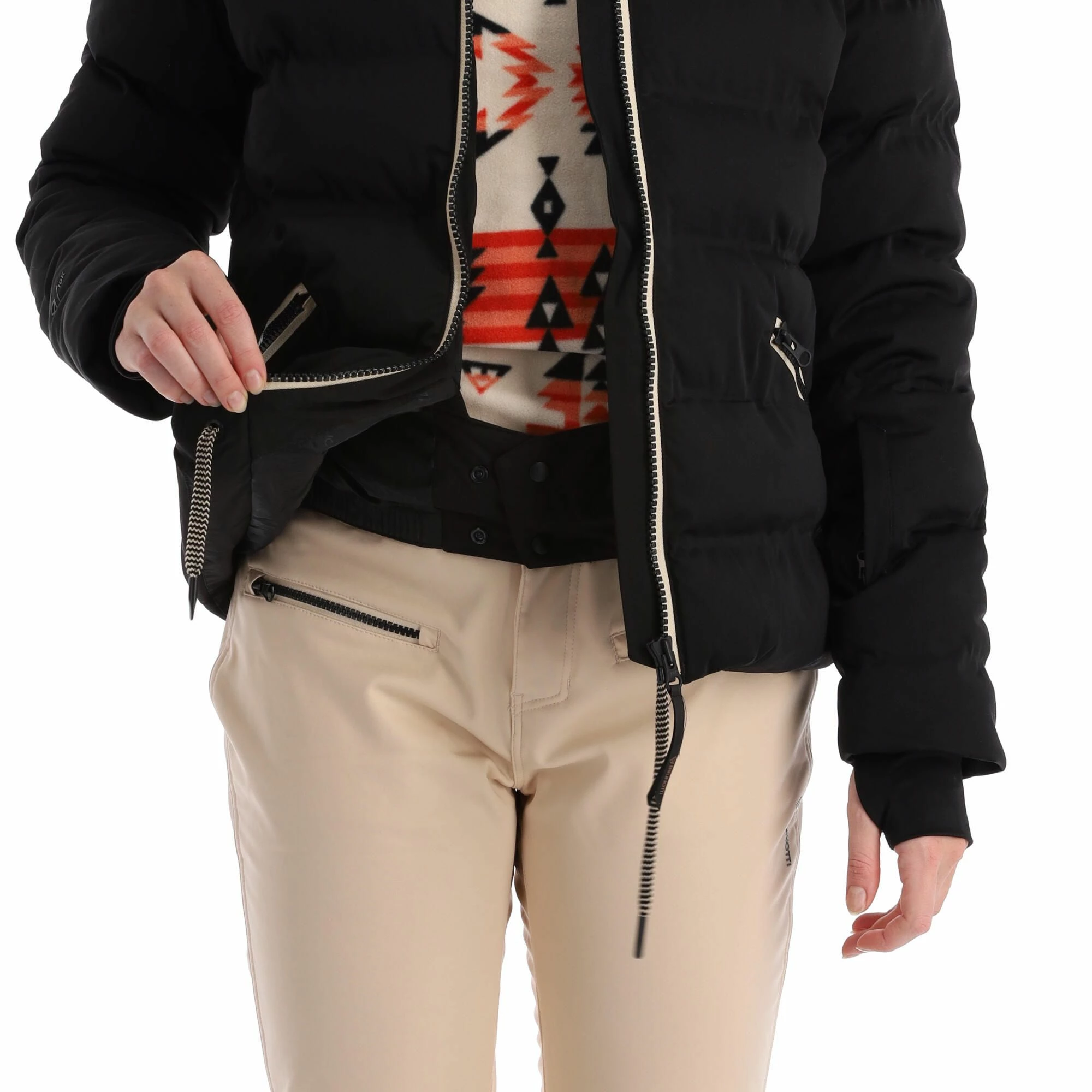 Brunotti, Mirai Ski-jas Dames Zwart 10 Brunotti, Mirai Ski-jas Dames Zwart - Afbeelding 8