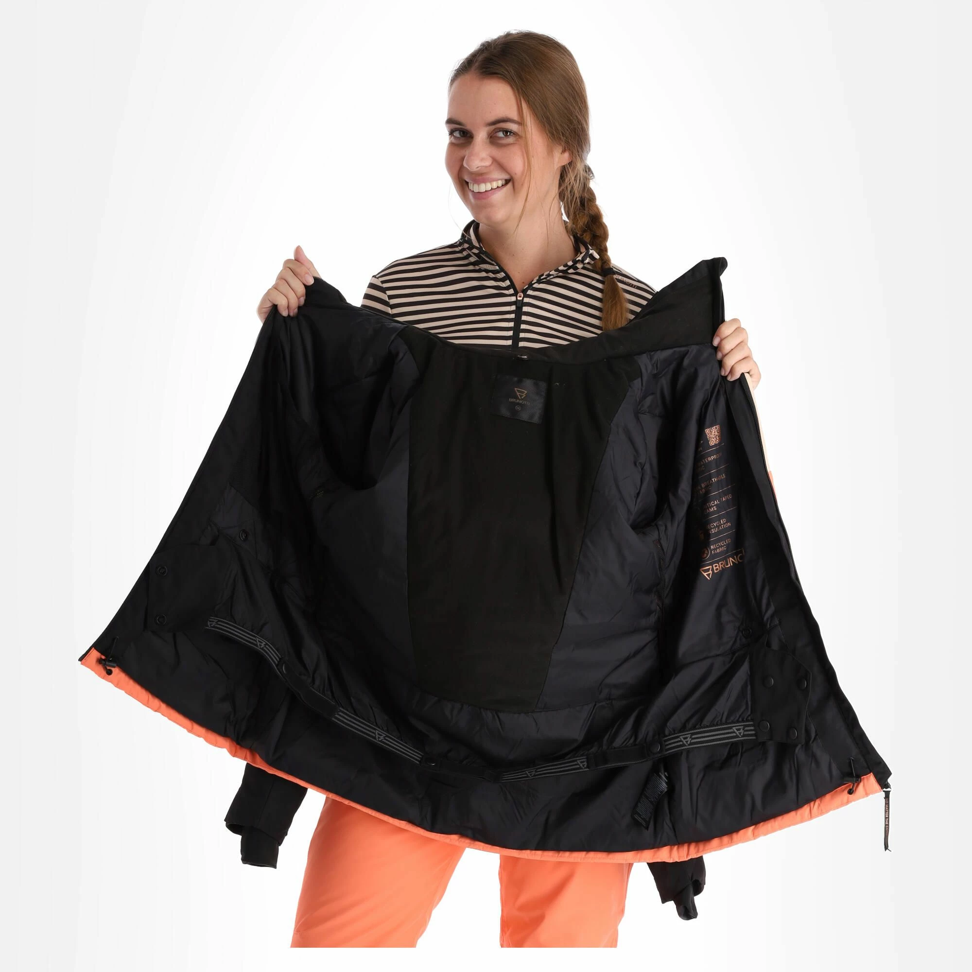 Brunotti, Northstar Ski-jas Dames Blush Roze 7 Brunotti, Northstar Ski-jas Dames Blush Roze - Afbeelding 5