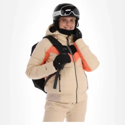 Brunotti, Snowbird Ski-jas Dames Canvas Beige 16 Brunotti, Snowbird Ski-jas Dames Canvas Beige -XUEFENG EXTREME OUTFIT brunotti snowbird aa jas gevoerd dames canvas beige 22bruno117v1 BI 04