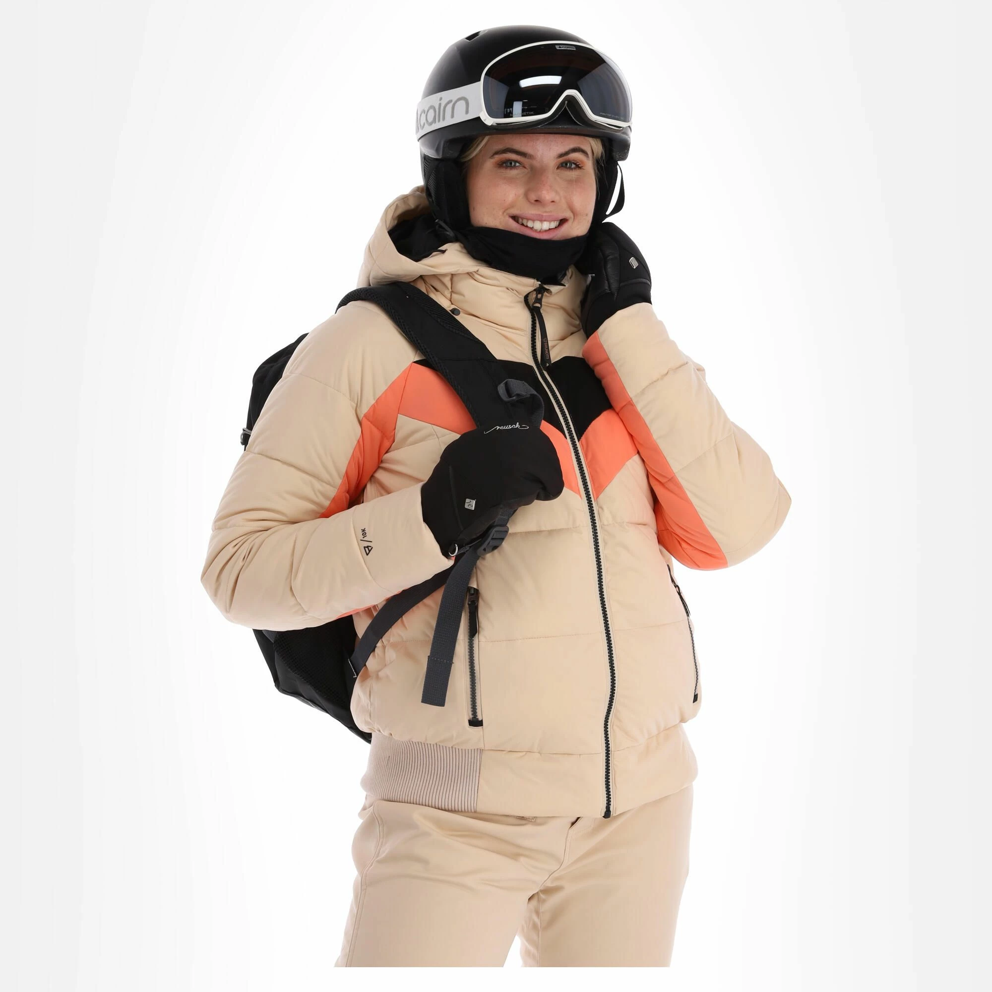 Brunotti, Snowbird Ski-jas Dames Canvas Beige 5 Brunotti, Snowbird Ski-jas Dames Canvas Beige - Afbeelding 3