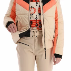 Brunotti, Snowbird Ski-jas Dames Canvas Beige 21 Brunotti, Snowbird Ski-jas Dames Canvas Beige -XUEFENG EXTREME OUTFIT brunotti snowbird aa jas gevoerd dames canvas beige 22bruno117v1 BI 09