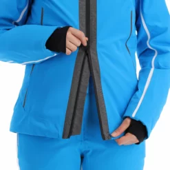CMP, 31W0036 Ski-jas Dames Turquioise Blauw -XUEFENG EXTREME OUTFIT cmp 31w0036 aa jas gevoerd dames turquioise blauw 22cmpxx116v2 BI 09