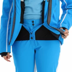 CMP, 31W0036 Ski-jas Dames Turquioise Blauw -XUEFENG EXTREME OUTFIT cmp 31w0036 aa jas gevoerd dames turquioise blauw 22cmpxx116v2 BI 10