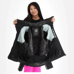 CMP, 31W0036 Ski-jas Dames Zwart -XUEFENG EXTREME OUTFIT cmp 31w0036 aa jas gevoerd dames zwart 22cmpxx116v1 BI 06