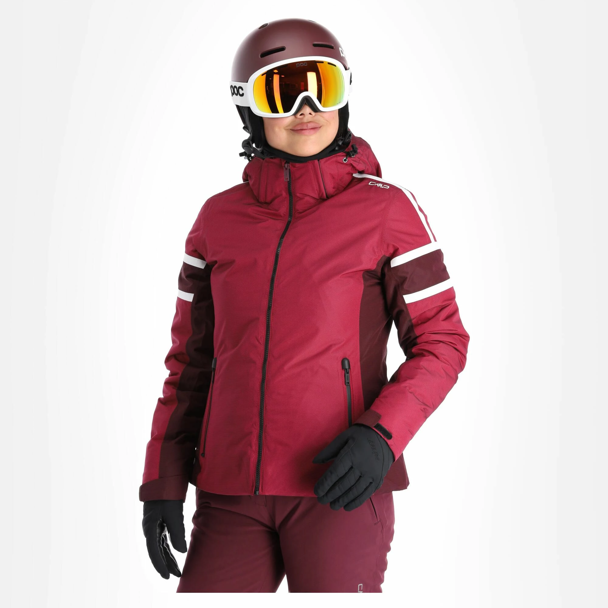 CMP, 31W0056 Ski-jas Dames Sangria Paars 3 CMP, 31W0056 Ski-jas Dames Sangria Paars