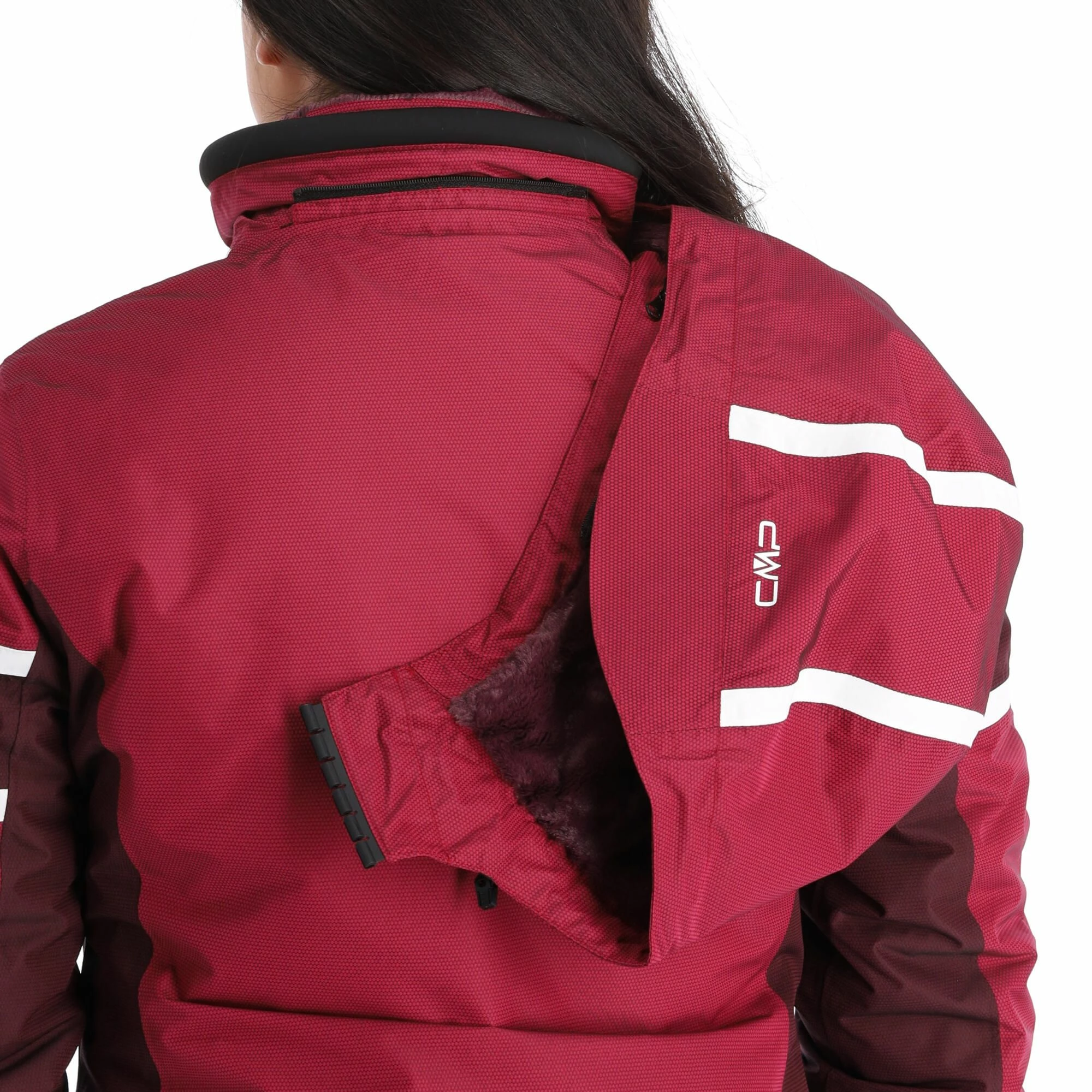 CMP, 31W0056 Ski-jas Dames Sangria Paars 11 CMP, 31W0056 Ski-jas Dames Sangria Paars - Afbeelding 9