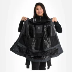 CMP, 31W0056 Ski-jas Dames Titanio Grijs -XUEFENG EXTREME OUTFIT cmp 31w0056 aa jas gevoerd dames titanio grijs 22cmpxx118v3 BI 06