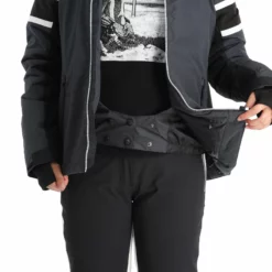 CMP, 31W0056 Ski-jas Dames Titanio Grijs -XUEFENG EXTREME OUTFIT cmp 31w0056 aa jas gevoerd dames titanio grijs 22cmpxx118v3 BI 09