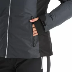 CMP, 31W0056 Ski-jas Dames Titanio Grijs -XUEFENG EXTREME OUTFIT cmp 31w0056 aa jas gevoerd dames titanio grijs 22cmpxx118v3 BI 11