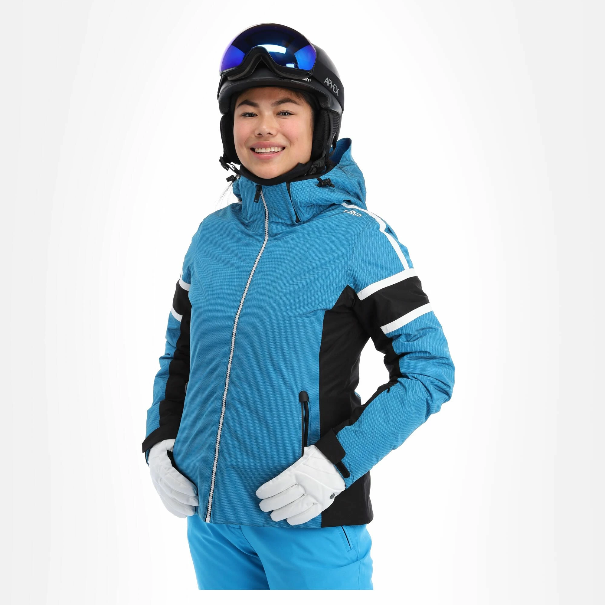 CMP, 31W0056 Ski-jas Dames Turquioise Blauw 3 CMP, 31W0056 Ski-jas Dames Turquioise Blauw
