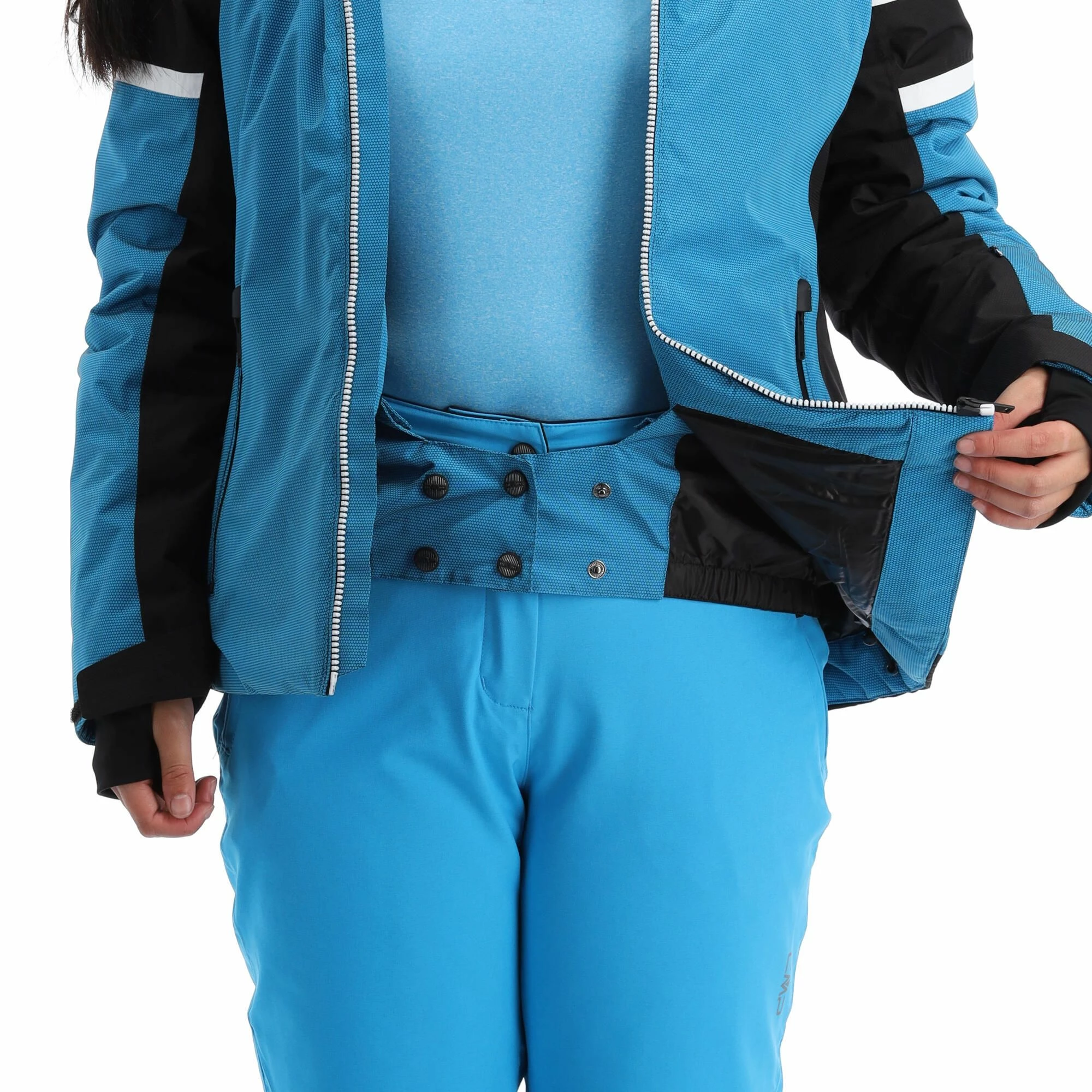 CMP, 31W0056 Ski-jas Dames Turquioise Blauw 10 CMP, 31W0056 Ski-jas Dames Turquioise Blauw - Afbeelding 8